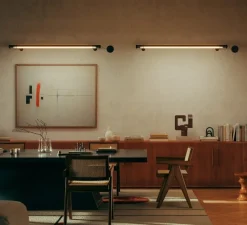 Applique*Marset Applique murale, Fris A155, , LED, dim, 2700K, 3570 lm, L155cm, H6cm - bronze