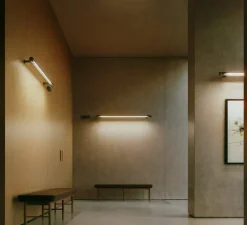 Applique murale, Fris A155, noir, LED, dim, 2700K, 3570 lm, L155cm, H6cm - Marset