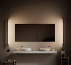Applique murale, Fris A155, noir, LED, dim, 2700K, 3570 lm, L155cm, H6cm - Marset