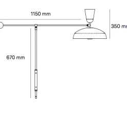 Applique*Sammode Applique murale, G1 Guariche, , L35cm, H67cm - craie,