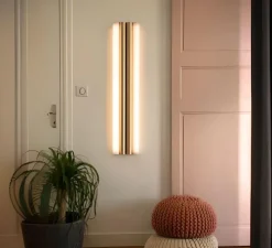 Applique*CVL Applique murale, Gamma XL, , LED, dim, 2700K, 1820 lm, L20cm, H100cm - laiton satiné