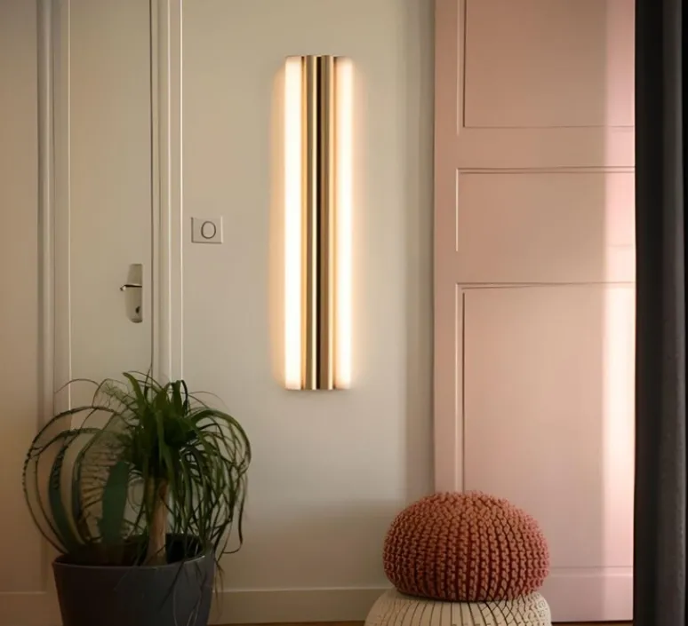 Applique*CVL Applique murale, Gamma XL, , LED, dim, 2700K, 1820 lm, L20cm, H100cm - laiton satiné