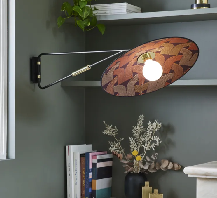 Applique murale, Gatsby, Arcs brique, Ø50cm, P103cm - Market Set