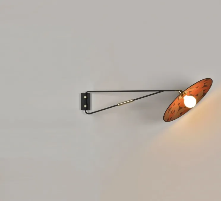 Applique murale, Gatsby, Arcs brique, Ø50cm, P103cm - Market Set