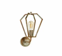Applique*Moretti Luce Applique murale, Gemstone 3485, , L28cm, H42cm - Laiton vieilli