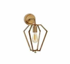 Applique*Moretti Luce Applique murale, Gemstone 3486, , L28cm, H42cm - Laiton vieilli