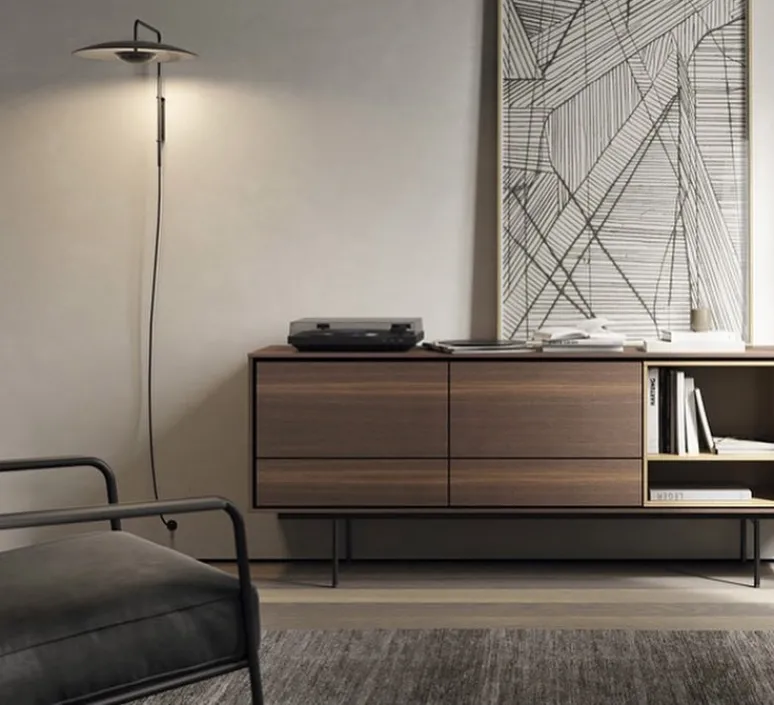 Applique*Marset Applique murale, Ginger 20A, , 2700K, 500lm, Ø,38.9m, H22.2cm - chêne