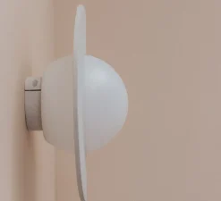 Applique*Zuri Applique murale, Gorka, , IP44, L30cm, H40cm - blanc