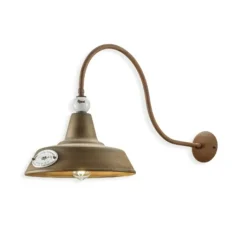 Applique*Ferroluce Applique murale, Grunge C1602, , L35cm, H45cm - bronze