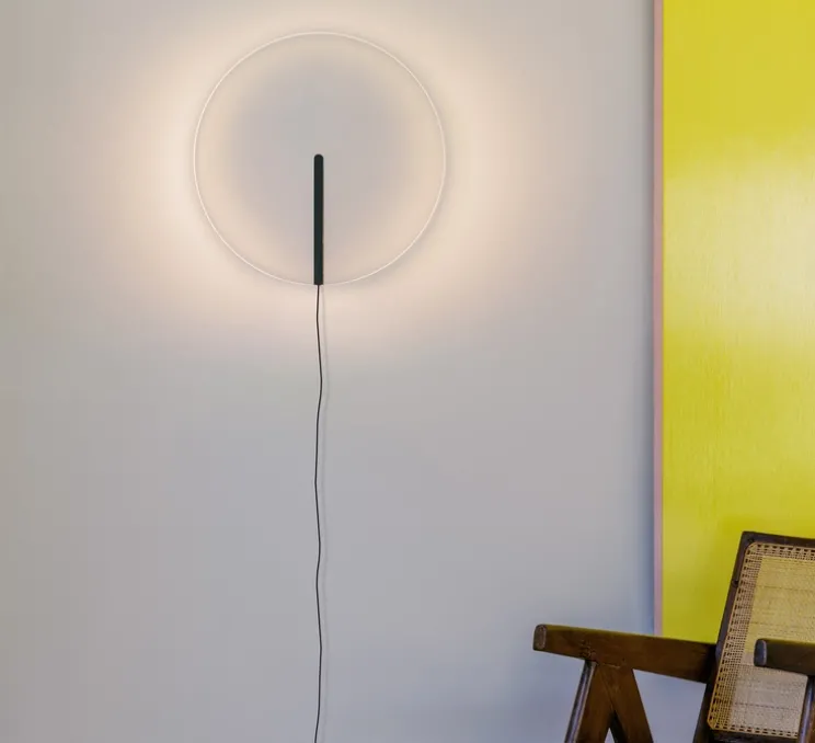 Applique murale, Guise 2260, graphite, LED, dim, 3000K, 871 lm, L54cm, H54cm - Vibia