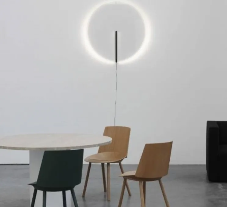 Applique murale, Guise 2260, graphite, LED, dim, 3000K, 871 lm, L54cm, H54cm - Vibia