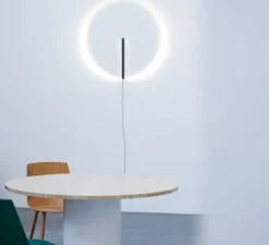 Applique murale, Guise 2260, graphite, LED, dim, 3000K, 871 lm, L54cm, H54cm - Vibia