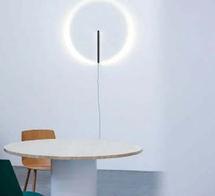 Applique murale, Guise 2260, graphite, LED, dim, 3000K, 871 lm, L54cm, H54cm - Vibia