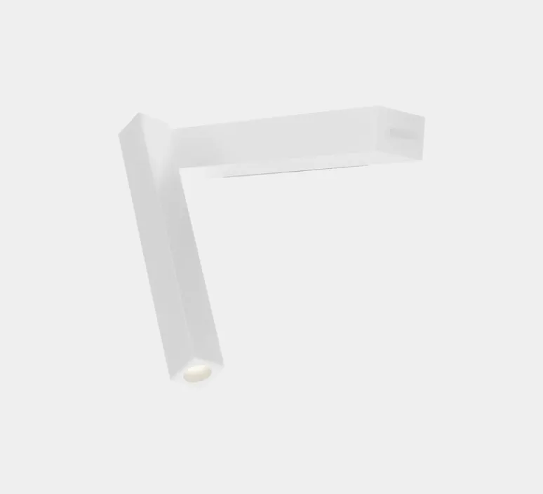 Applique*LEDS C4 Applique murale, Hall Slim, , LED, 2700k, 150 lm, L18cm, P18cm - blanc