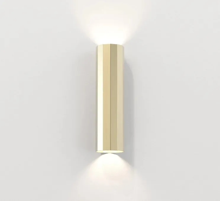 Applique murale, Hashira 300, or mat, L8,15cm, H30cm - Astro