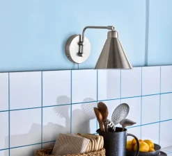 Applique murale, HDGame, argent brossé, Ø15,5cm, H18cm - House Doctor