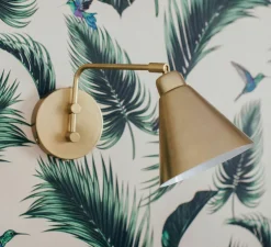 Applique murale, HDGame, laiton, H20cm, L30cm, interrupteur - House Doctor