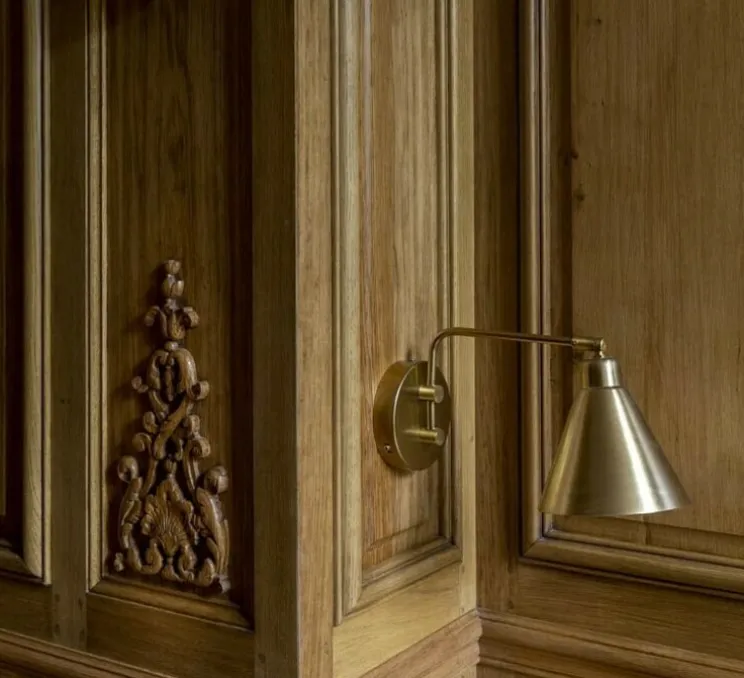 Applique murale, HDGame, laiton, H20cm, L30cm, interrupteur - House Doctor