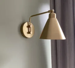 Applique murale, HDGame, laiton, H20cm, L30cm, interrupteur - House Doctor