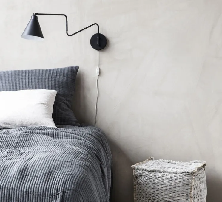 Applique murale, HDGame, noir, Ø15cm, H13cm - House doctor