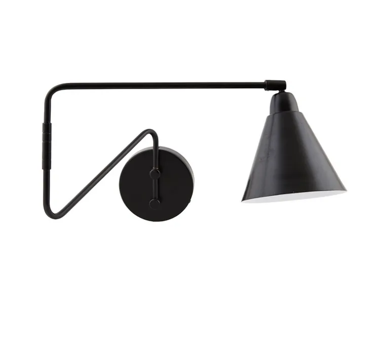 Applique murale, HDGame, noir, Ø15cm, H13cm - House doctor