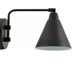 Applique murale, HDGame, noir, H20cm, L30cm, interrupteur - House Doctor