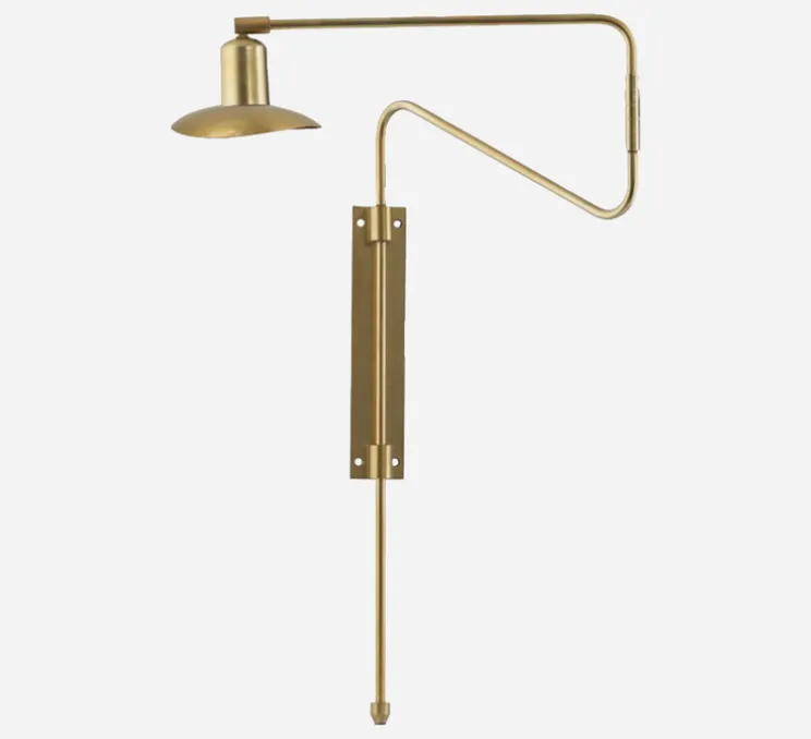 Applique murale, HDSwing, laiton, Ø14cm, H63cm - House Doctor