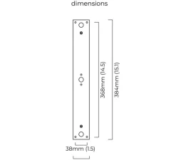 Applique*CTO lighting Applique murale, Hepworth, , LED, dim, 2700K, L10cm, H46cm - nickel et albâtre