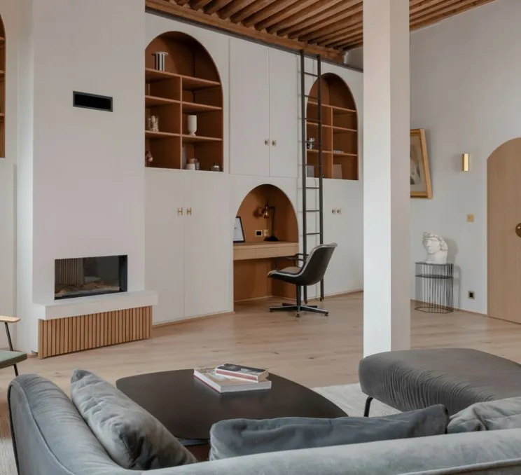 Applique murale, HEXO mini 2.0, laiton, Ø7,7cm, H20cm - Wever&Ducré