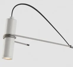 Applique murale, Hold A, blanc, LED, 2700K, 420 lm, L3cm, H25cm - Luxcambra