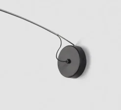 Applique murale, Hold A, noir, LED, 2700K, 420 lm, L3cm, H25cm - Luxcambra