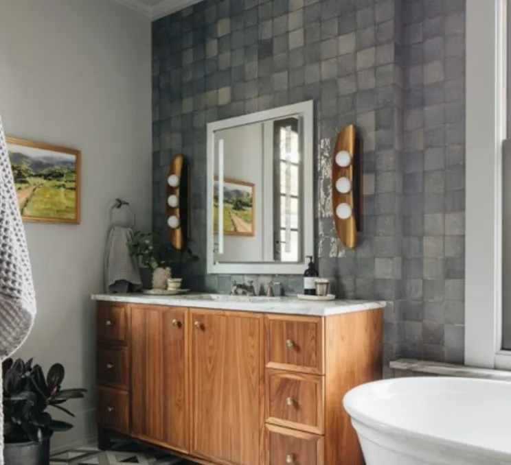 Applique murale, Hopper, bronze, L12cm, H60,9cm - Hudson Valley Lighting