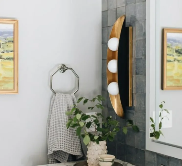 Applique murale, Hopper, bronze, L12cm, H60,9cm - Hudson Valley Lighting