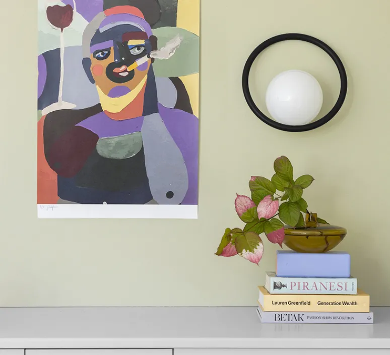 Enfants|Applique*Swedish Ninja Applique murale, Hula Hoop, , sans câble, L33cm, H31cm - Noir Ninja