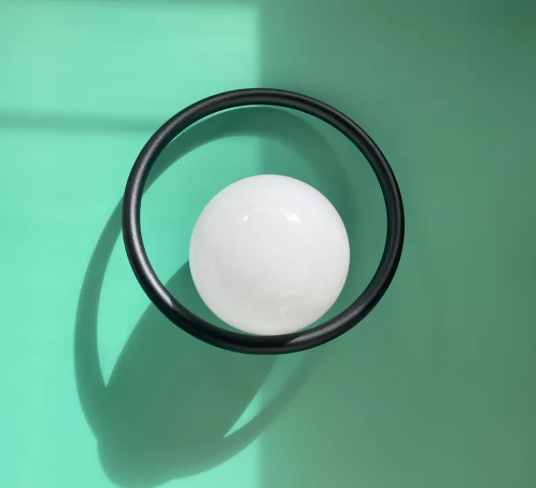 Enfants|Applique*Swedish Ninja Applique murale, Hula Hoop, , sans câble, L33cm, H31cm - Noir Ninja