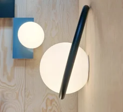 Applique murale, Hula Hoop, Vert Paon, sans câble, L33cm, H31cm - Swedish Ninja