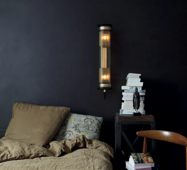 Applique*DCW éditions Paris Applique murale, In the tube, 100-500, Wall, , Ø10cm, H52cm - or, argent