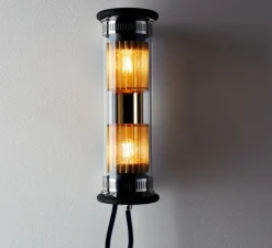 Applique murale, In the tube ITT 100-350, doré, maille dorée, Ø10cm, H37cm - DCW Editions