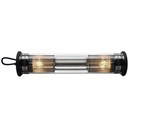 Applique murale, In the tube ITT 100-500, argent, maille argenté, Ø10cm, H52cm - DCW Editions