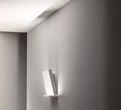 Applique*Stilnovo Applique murale, Inbilico, , LED, dim, 2700K, 3490 lm, L7,2cm, H20cm - blanc