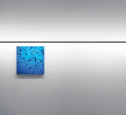 Applique*Davide Groppi Applique murale, Infinito 6 , , LED, dim, 3000K, 6708 lm, L600cm, H5,3cm - noir mat