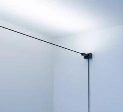 Applique*Davide Groppi Applique murale, Infinito 6 , , LED, dim, 3000K, 6708 lm, L600cm, H5,3cm - noir mat