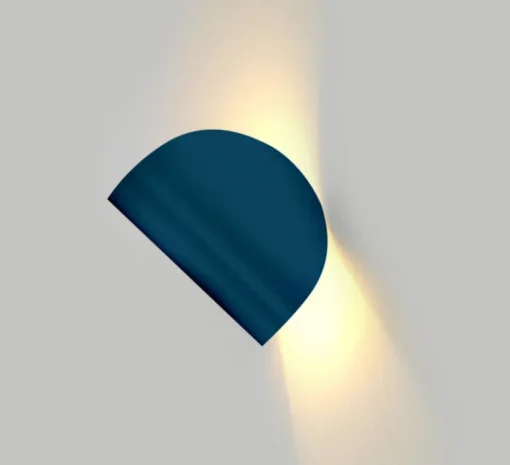 Applique*Fontana Arte Applique murale, IO, , IP40, LED, dim, 2700K, 700lm, L10,5cm, H16,5cm - bleu