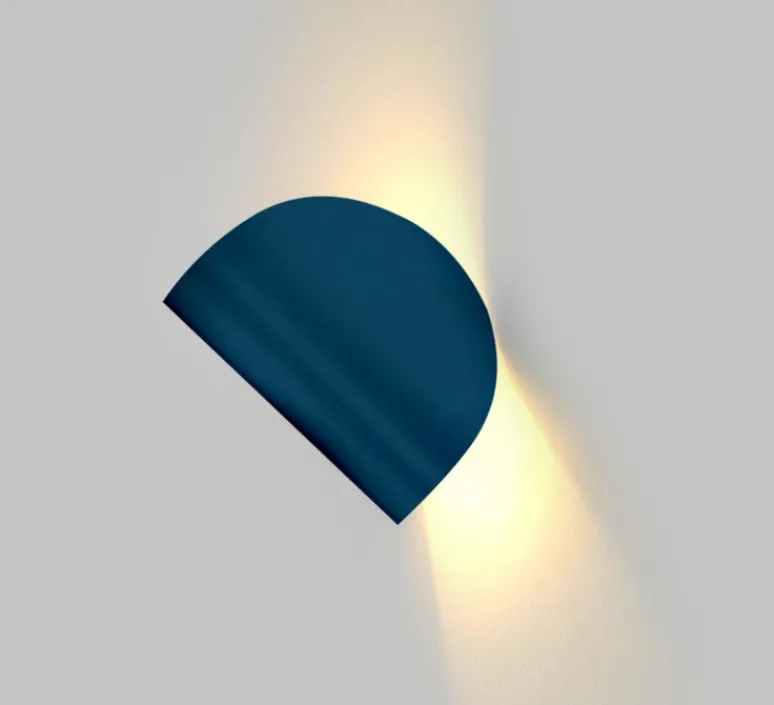 Applique*Fontana Arte Applique murale, IO, , IP40, LED, dim, 2700K, 700lm, L10,5cm, H16,5cm - bleu