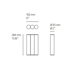 Applique murale, IP GAMMA, gris, IP44, LED, 3000K, 600lm, L15,2cm, H28,4cm - Cvl