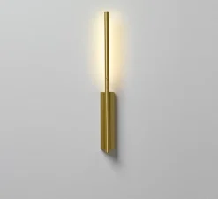 Applique*CVL Applique murale, IP LINK 410, , IP44, LED, 3000K, 150lm, L5cm, H41cm - laiton