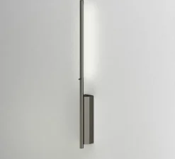 Applique murale, IP LINK, graphite satiné, IP44, L5cm, H58cm - Cvl