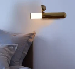 Applique*DCW éditions Paris Applique murale, ISP wall RIGHT , , LED, 2700k, L12,1cm, H37,1cm - Dcw editions laiton