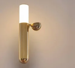 Applique*DCW éditions Paris Applique murale, ISP wall RIGHT , , LED, 2700k, L12,1cm, H37,1cm - Dcw editions laiton