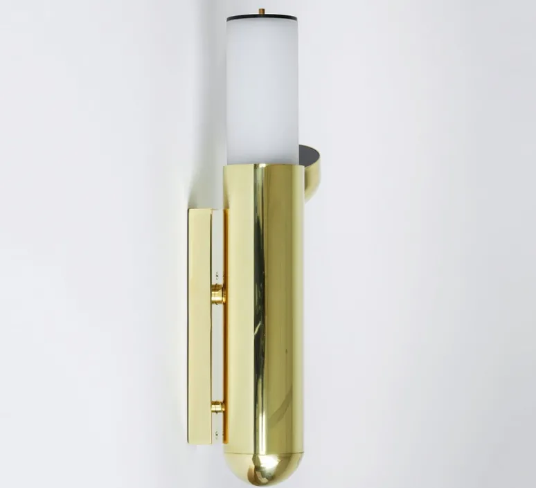 Applique*DCW éditions Paris Applique murale, ISP wall RIGHT , , LED, 2700k, L12,1cm, H37,1cm - Dcw editions laiton